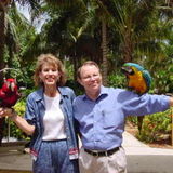 We are an older energetic well traveled couple. My husband has been all over the world in his work and I'm a retired teacher.