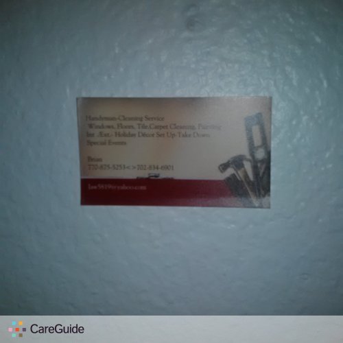 Handyman Provider Brian Eugene's Profile Picture