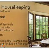 Experienced housekeeper with high standards