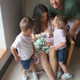 Family helper for twin boys and newborn girl
