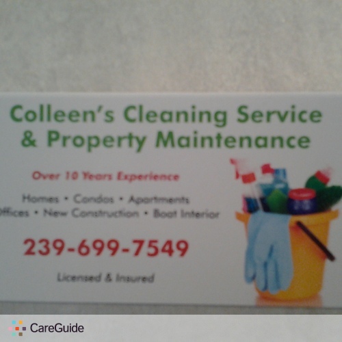 Housekeeper Provider Colleen M's Profile Picture