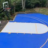 Residential Basketball Court Painting
