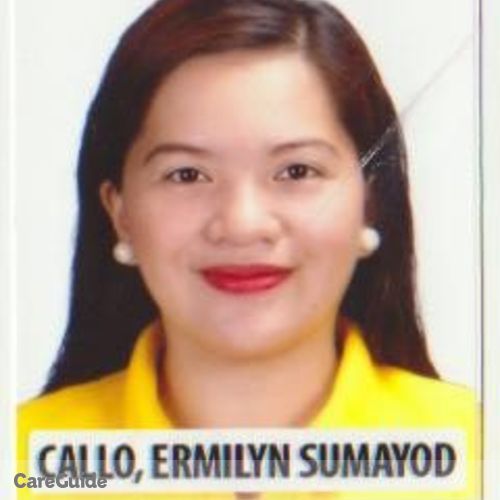 Canadian Nanny Provider Ermilyn Callo's Profile Picture