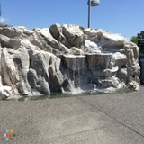 Complete Backyard Renovations. Custom Pool Waterfalls Using Artificial Rocks