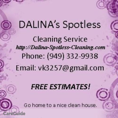 Housekeeper Provider Dalina H's Profile Picture