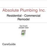 Licensed plumber with over 35 years of experience with all aspects of plumbing.