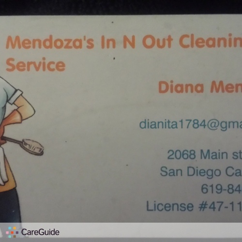 Housekeeper Provider Diana M's Profile Picture