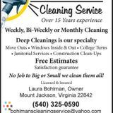 Bohlman's Cleaning Service