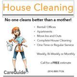 Housekeeper available today! No one cleans better than a mother!