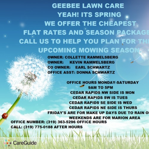 Landscaper Provider GeeBee Lawn Care's Profile Picture