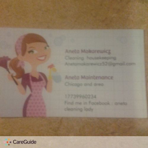 Housekeeper Provider Aneta M's Profile Picture