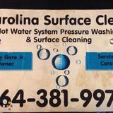 Pressure washing and landscaping professional