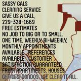 Sassy Gals Cleaning Service, Southern Hospitality and Garunteed Satisfaction at affordable prices!