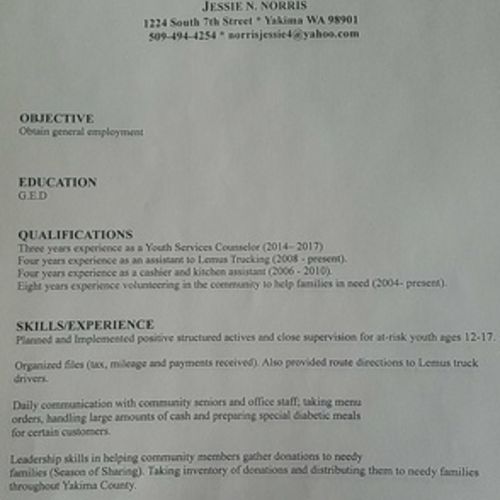 Housekeeper Provider Jessie N's Profile Picture