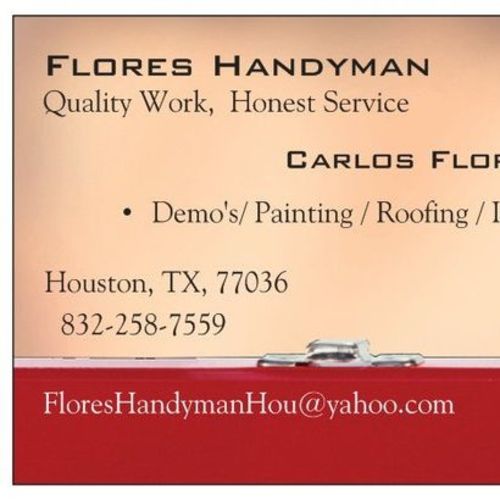 Handyman Provider Carlos Flores's Profile Picture