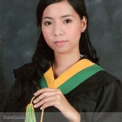 Canadian Nanny Provider Maria Antonette A's Profile Picture