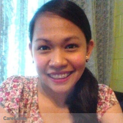 Canadian Nanny Provider Liezel M's Profile Picture