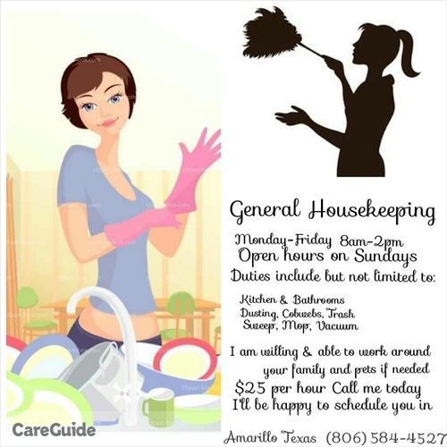 Housekeeper Provider Christine E's Profile Picture